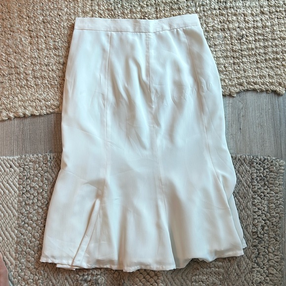 Vintage off white slip skirt - Picture 1 of 4